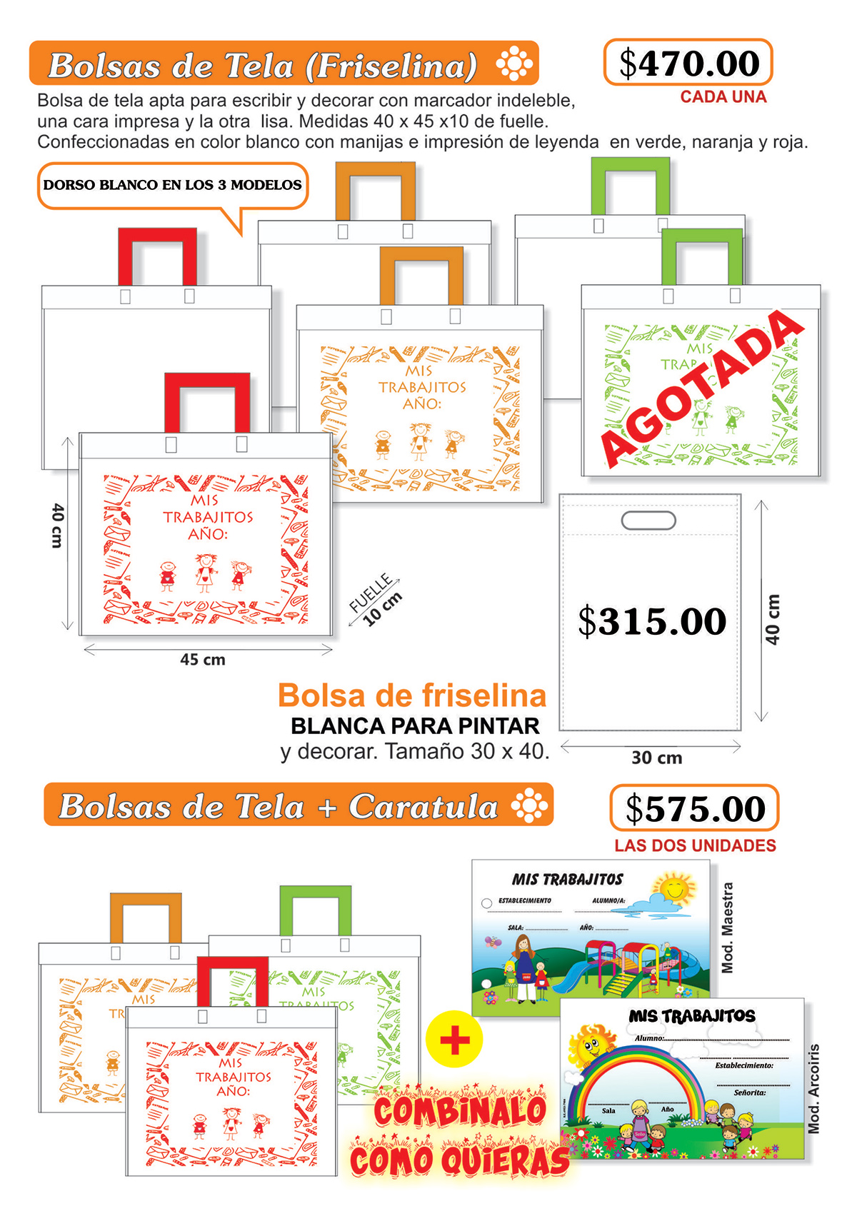 BOLSAS DE TELA