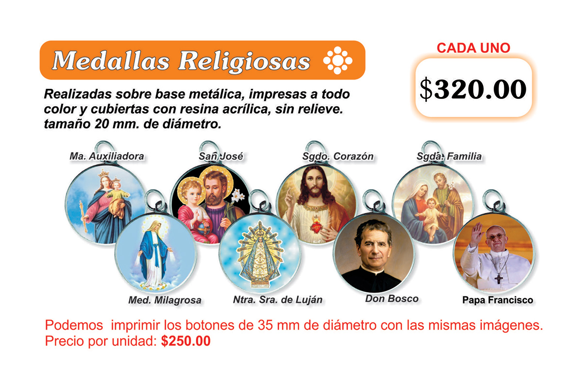 MEDALLAS RELIGIOSAS