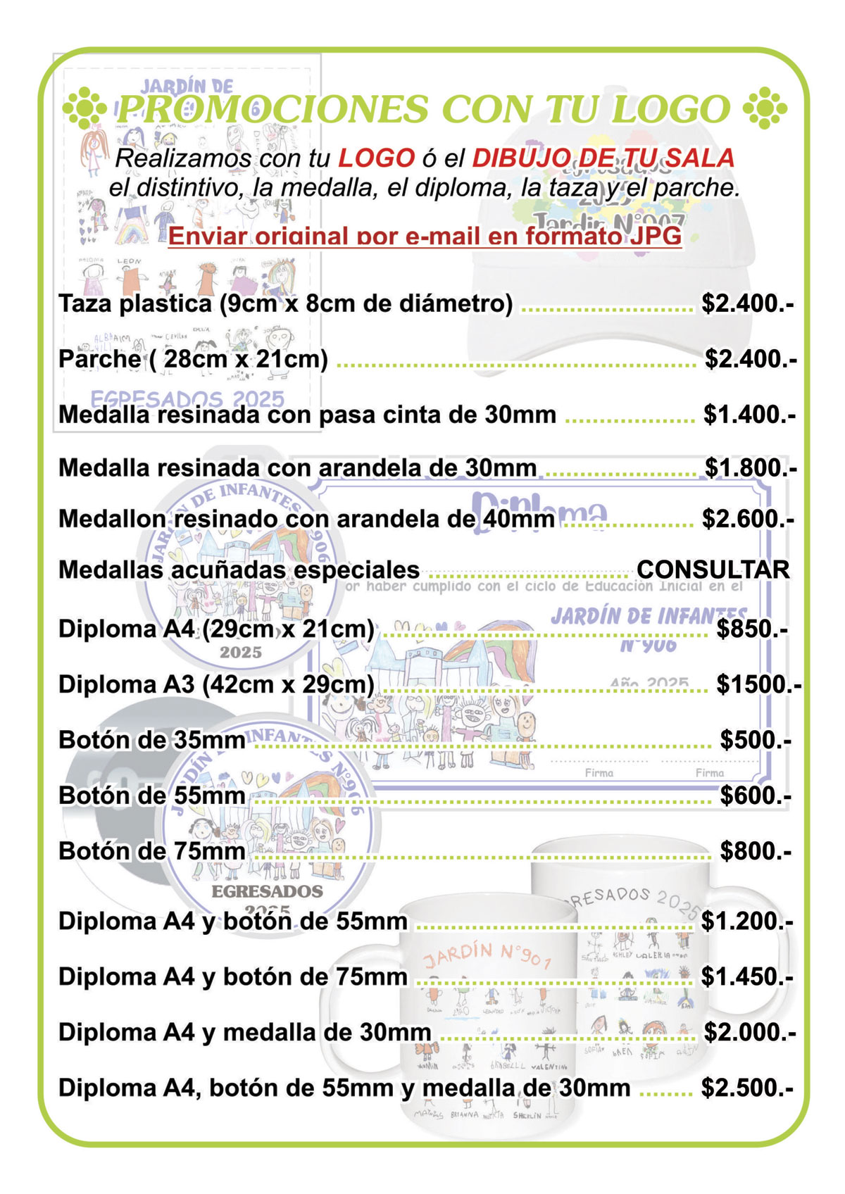 PROMOCIONES CON TU LOGO